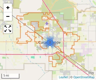 Area schools map
